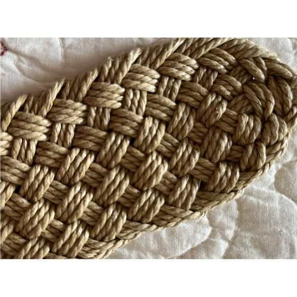 Susan Graver Woven Tan Belt - Picture 3 of 8